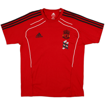 2010-11 Liverpool adidas Cotton Tee - 9/10 - (L)