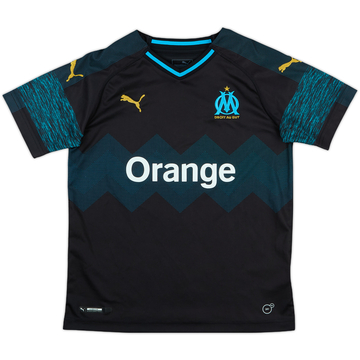 2018-19 Olympique Marseille Away Shirt - 9/10 - (M.Boys)