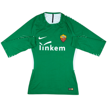 2017-18 Roma Match Issue GK Shirt #23