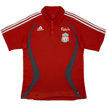 2006-07 Liverpool adidas Polo Shirt - 7/10 - (L)