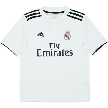 2018-19 Real Madrid Home Shirt - 8/10 - (M.Boys)