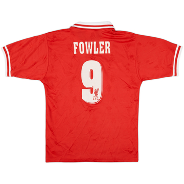 1996-98 Liverpool Home Shirt Fowler #9 - 9/10 - (Y)