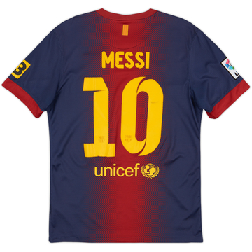 2012-13 Barcelona Home Shirt Messi #10 - 6/10 - (S)