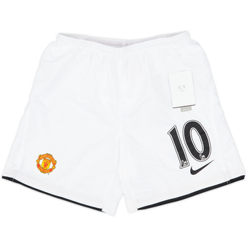 2007-08 Manchester United Home Shorts #10 (M.Boys)
