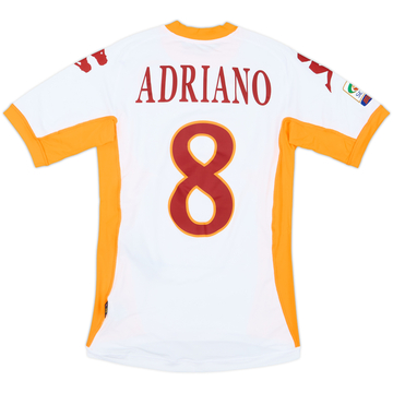 2010-11 Roma Away Shirt Adriano #8 (XS)