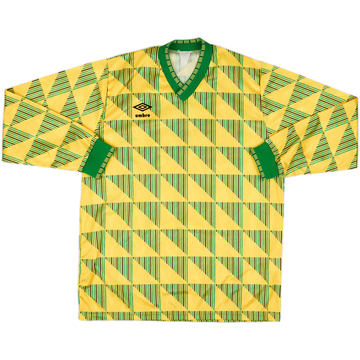 1990s Umbro Template L/S Shirt - 9/10 - (L)
