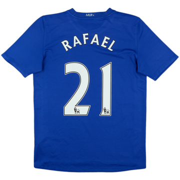 2008-09 Manchester United Third Shirt Rafael #21 - 7/10 - (XL.Boys)