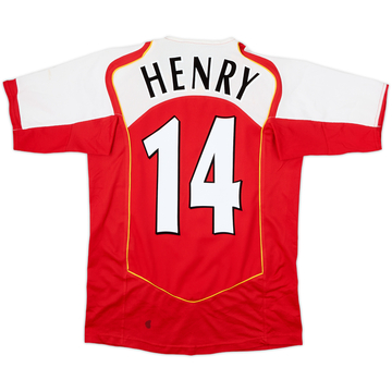 2004-05 Arsenal Home Shirt Henry #14 - 6/10 - (L.Boys)