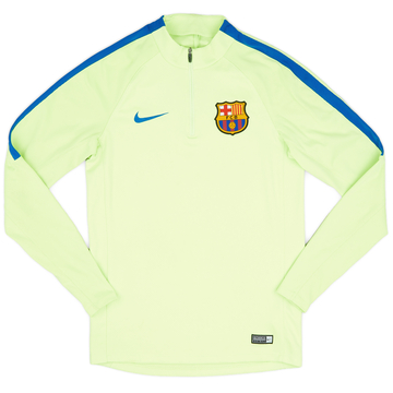 2017-18 Barcelona Nike 1/4 Zip Drill Top - 7/10 - (S)