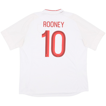 2012-13 England Home Shirt Rooney #10 - 8/10 - (3XL)