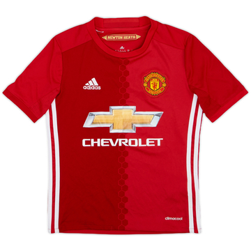2016-17 Manchester United Home Shirt - 6/10 - (S.Boys)