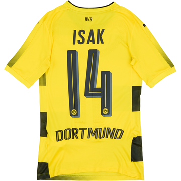 2017-18 Borussia Dortmund Authentic Home Shirt Isak #14 - 9/10 - (S)