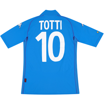 2002 Italy Home Shirt Totti #10