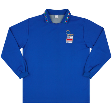 1992 Italy Serie C XI Match Issue Home L/S Shirt #6 (Di Biagio)