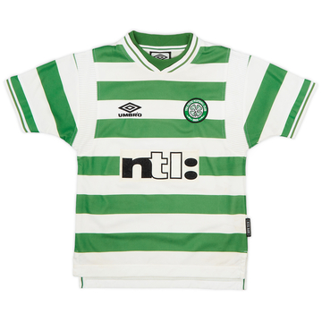 1999-01 Celtic Home Shirt - 7/10 - (S.Boys)