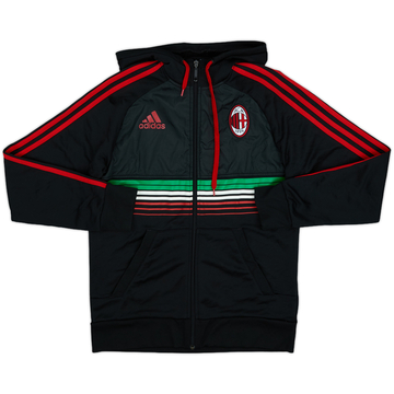 2011-12 AC Milan adidas Hooded Track Jacket - 8/10 - (S)