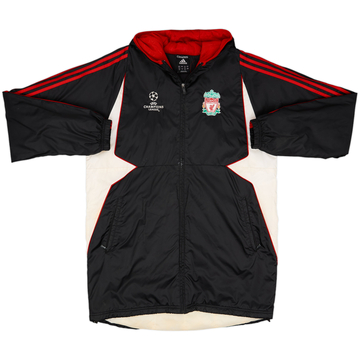 2007-08 Liverpool adidas CL Padded Bench Coat - 6/10 - (L)