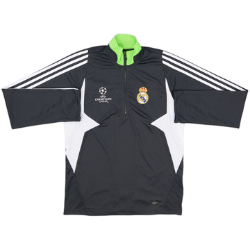 2007-08 Real Madrid adidas CL 1/4 Zip Drill Top - 7/10 - (S)