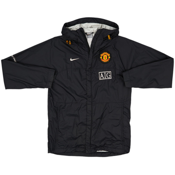 2008-09 Manchester United Nike Hooded Rain Jacket - 6/10 - (S)