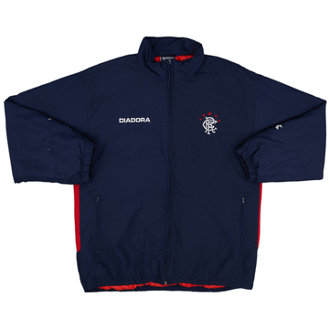 2003-04 Rangers Diadora Padded Coat - 5/10 - (XL)