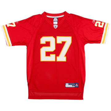 2007 Kansas City Chiefs L. Johnson #27 Reebok On Field Home Jersey (Excellent) L.Kids