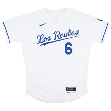 2021 Kansas City Royals Grifol #6 Nike Game Issued Home Jersey (Excellent) XL