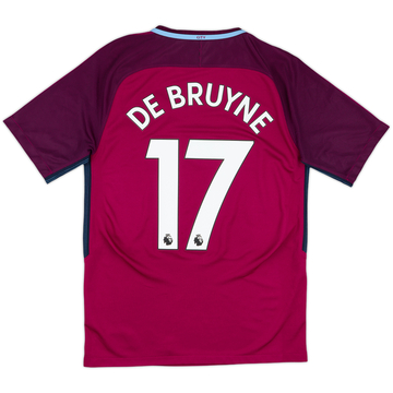 2017-18 Manchester City Away Shirt De Bruyne #17 - 7/10 - (S)