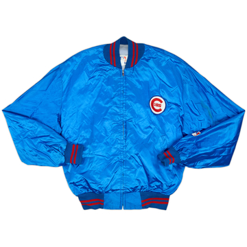 1980s Chicago Cubs MLB Full-Zip Satin Varsity Jacket - 6/10 - (L)