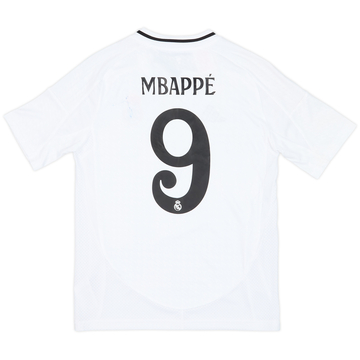 2024-25 Real Madrid Home Shirt Mbappe #9 (M.Boys)