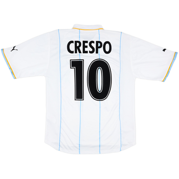 2001-02 Lazio European Home Shirt Crespo #10 - 8/10 - (L)