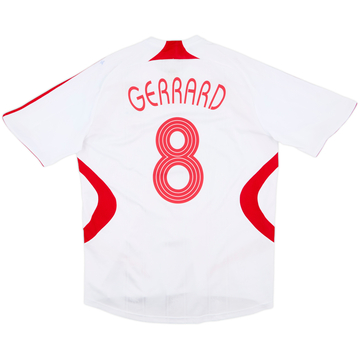 2007-08 Liverpool Away Shirt Gerrard #8 - 4/10 - (L)