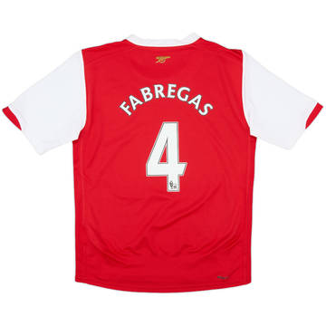 2006-08 Arsenal Home Shirt Fabregas #4 - 9/10 - (M.Boys)