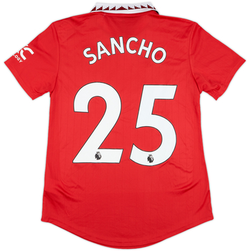 2022-23 Manchester United Home Shirt Sancho #25 (Women's S)