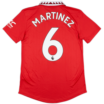 2022-23 Manchester United Home Shirt Martinez #6 (Women's S)