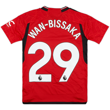 2023-24 Manchester United Home Shirt Wan-Bissaka #29 (Women's 2XS)