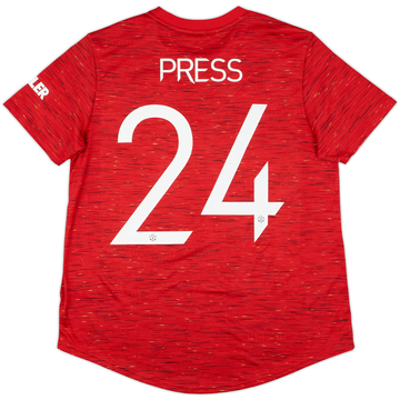 2020-21 Manchester United Home Shirt Press #24 (Women's XL)