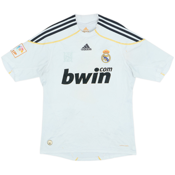 2009-10 Real Madrid Home Shirt - 4/10 - (S)