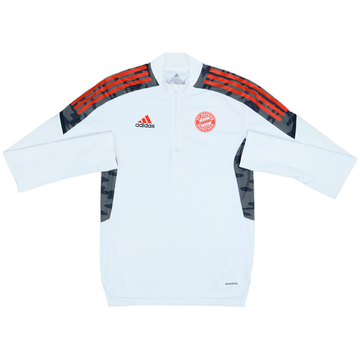 2021-22 Bayern Munich adidas 1/4 Zip Training Top - 8/10 - (XS)