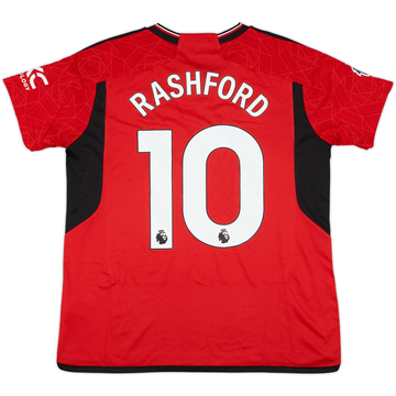 2023-24 Manchester United Home Shirt Rashford #10 (Women's XL)