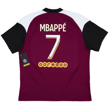 2020-21 Paris Saint-Germain Third Shirt Mbappe #7 (XL)