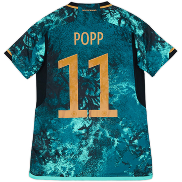 2023 Germany Women Away Shirt Popp #11 (Women's S)