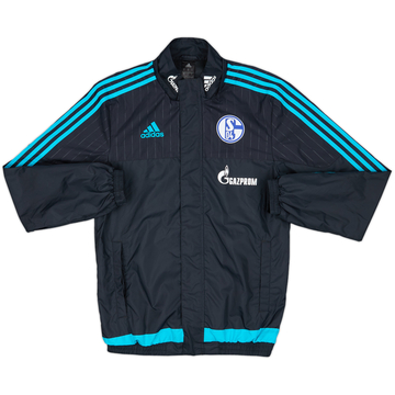 2015-16 Schalke adidas Rain Jacket - 6/10 - (S)