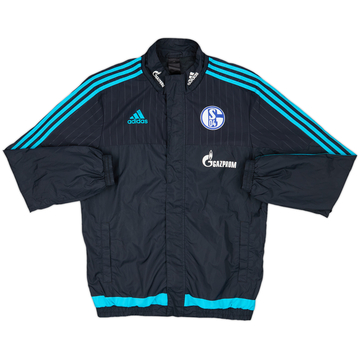2015-16 Schalke adidas Rain Jacket - 6/10 - (M)