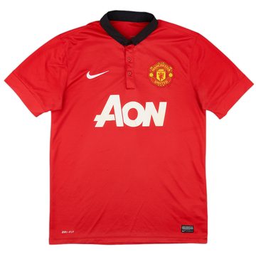 2013-14 Manchester United Home Shirt - 4/10 - (M)