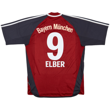 2001-02 Bayern Munich Home Shirt Elber #9 - 8/10 - (S)