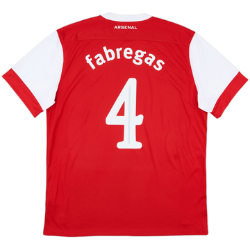 2010-11 Arsenal Home Shirt Fabregas #4 - 6/10 - (XL)