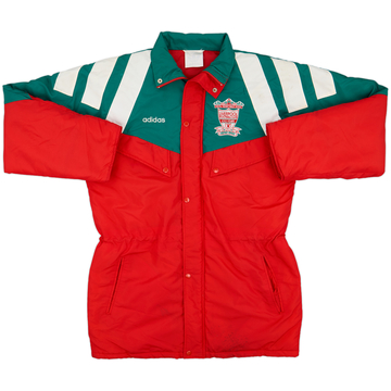 1992-93 Liverpool adidas Padded Bench Coat - 7/10 - (M/L)