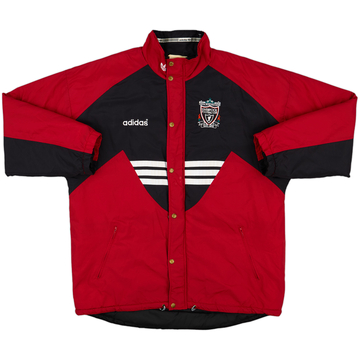 1993-95 Liverpool adidas Padded Bench Coat - 8/10 - (XL)