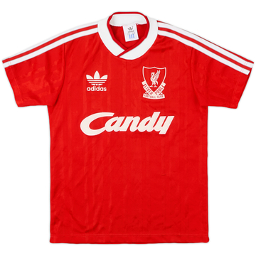 1988-89 Liverpool Home Shirt - 8/10 - (L.Boys)