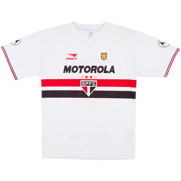 2001 Sao Paulo Home Shirt #10 - 7/10 - (XL.Boys)